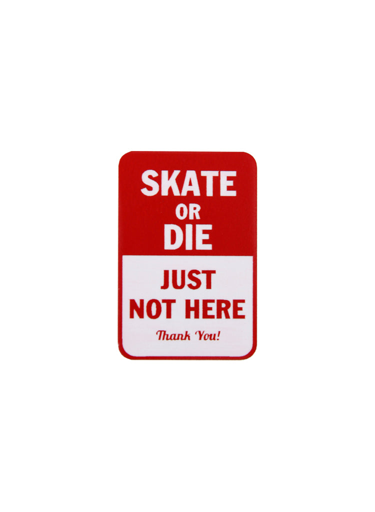 FBS Mini Schild 'SKATE OR DIE'