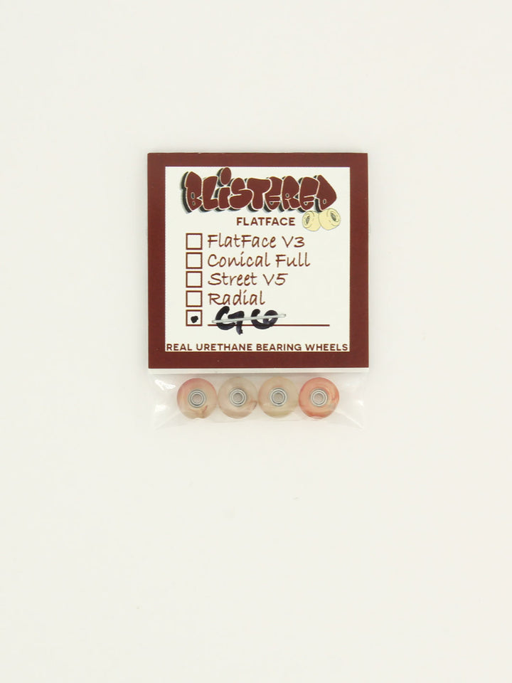 Blistered Wheels G6 Red/Clear Swirl