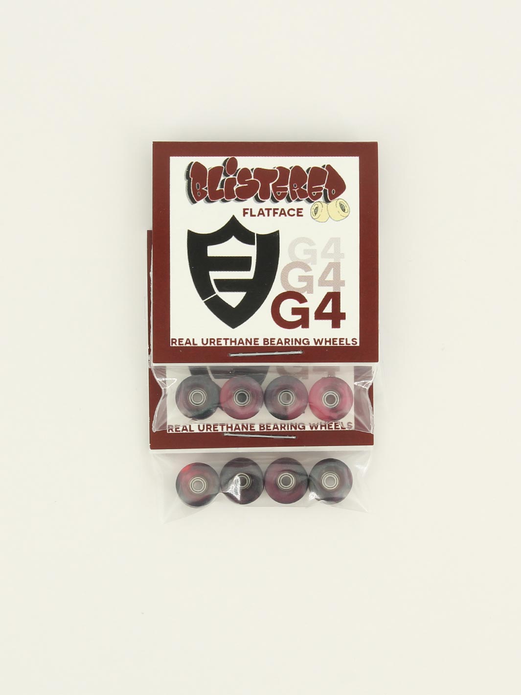 Blistered Wheels G4 Black/Pink Swirl