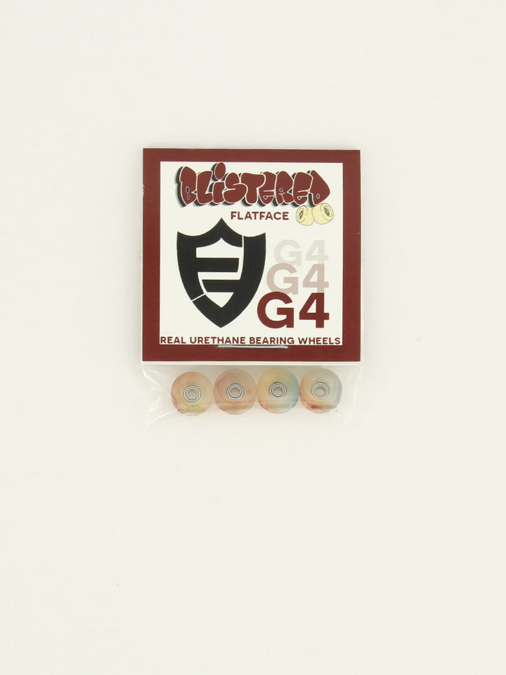 Blistered Wheels G4 Clear Candy Swirl