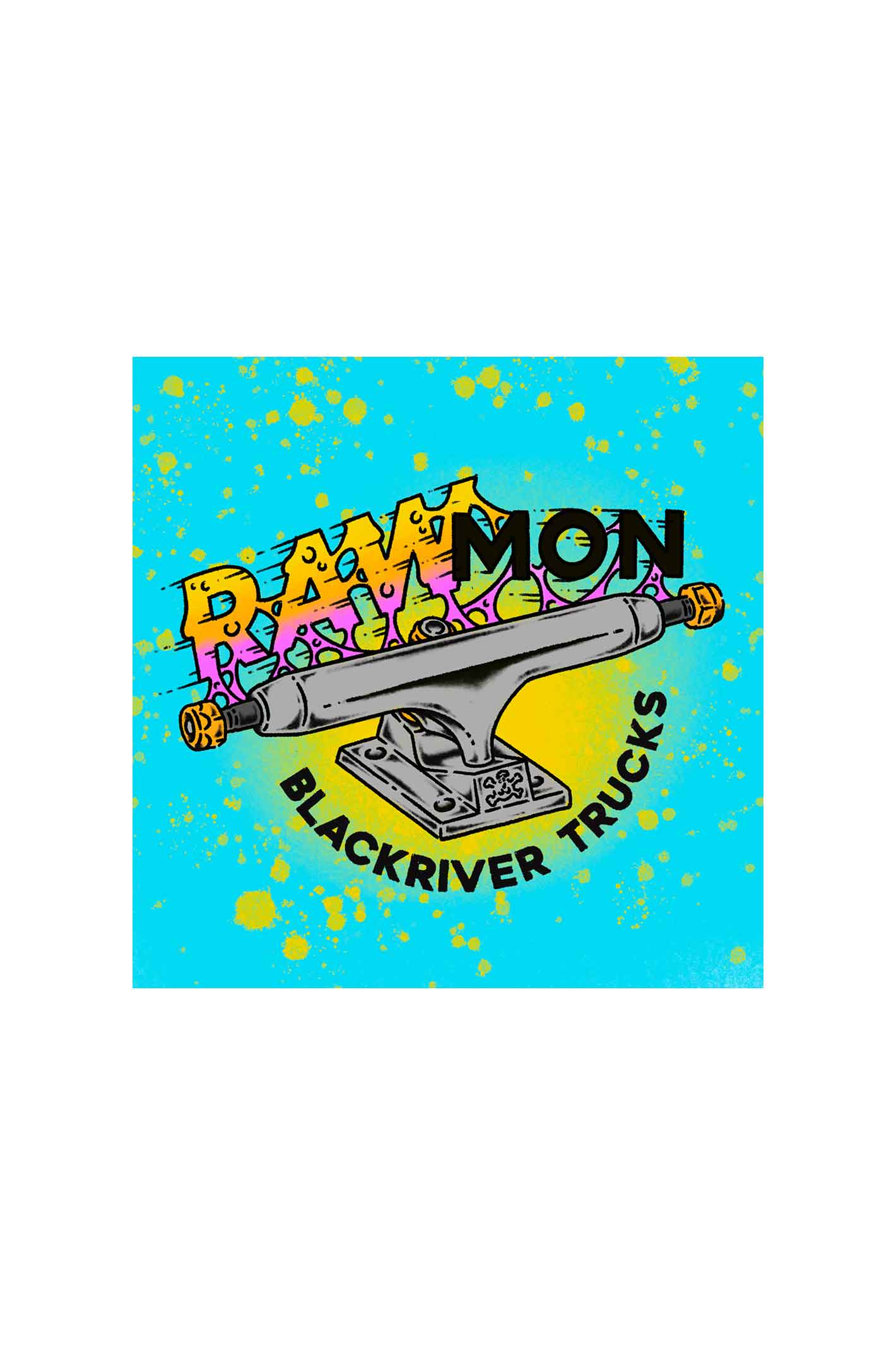 34mm Blackriver Trucks 3.0 RAWmon