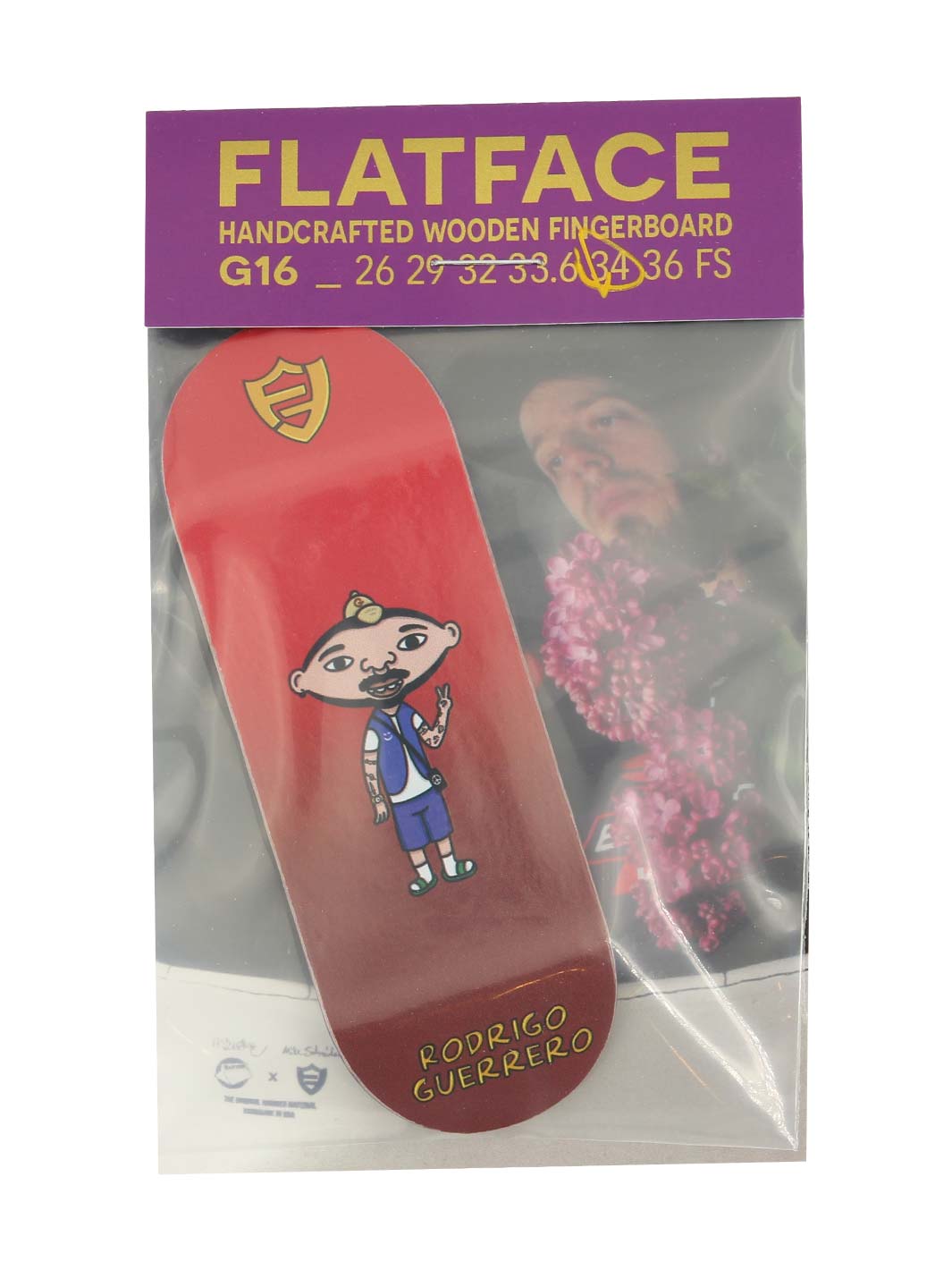 FlatFace Fingerboards 'Rodrigo Guerrero Pro' 34mm G16