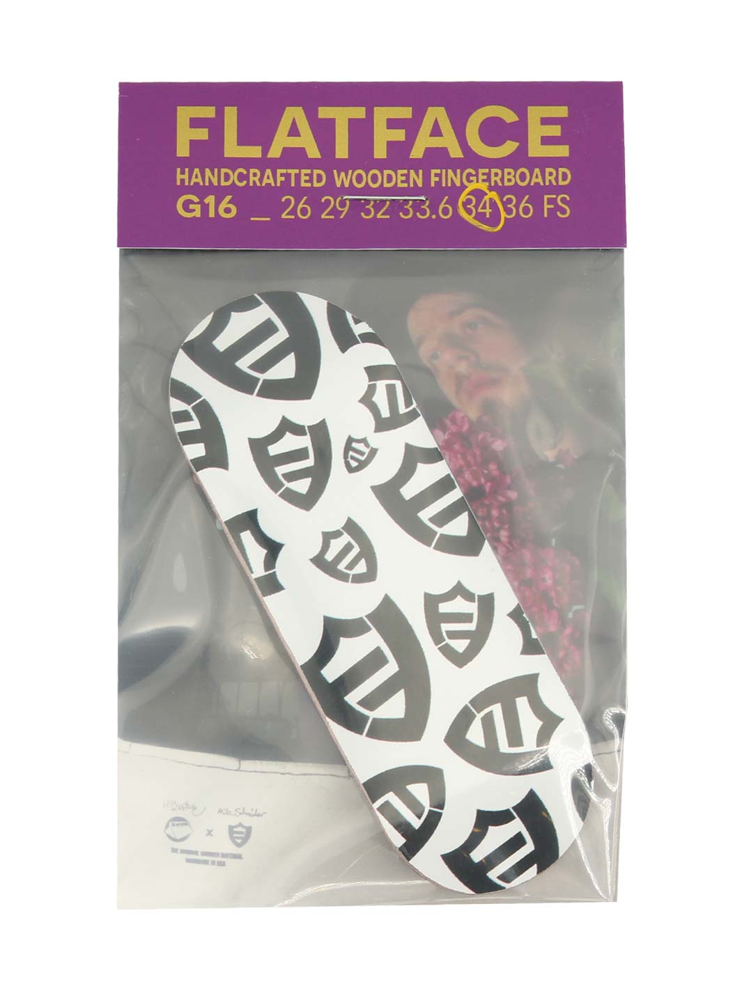 FlatFace Fingerboards 'FF Logo Black' 34mm G16