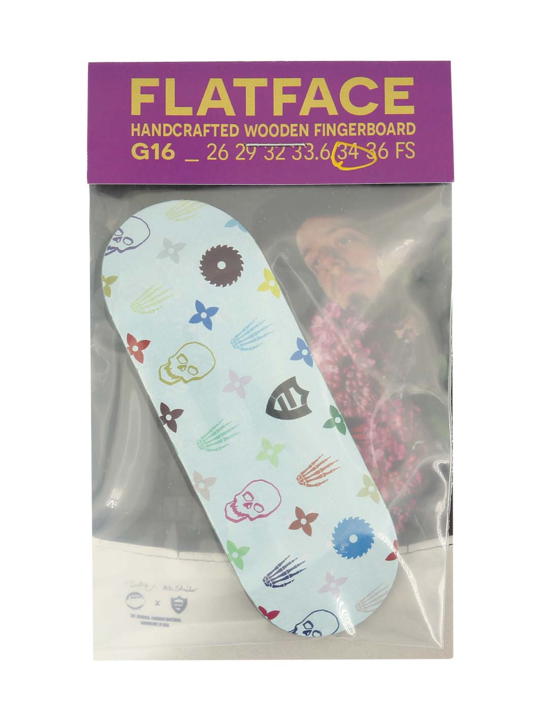 FlatFace Fingerboards 'Skulls' 34mm G16