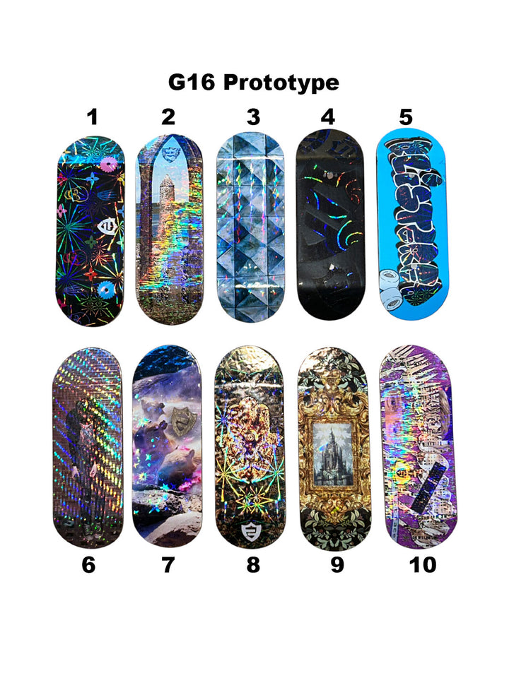 FlatFace G16 Prototype Holographic Premium Deck 33.6mm