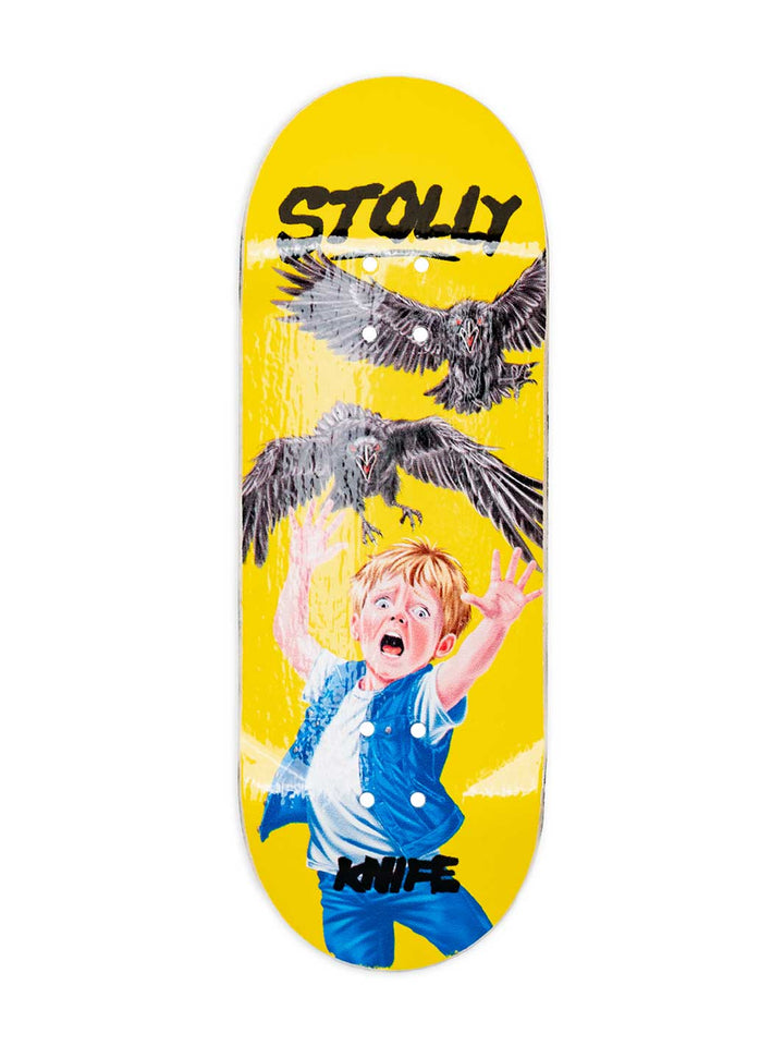 KNIFE MFG CO 'Crows Stolly Pro Yellow'