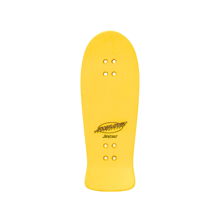 Joycult x Santa Cruz Meek Slasher Yellow Reissue Deck 36mm