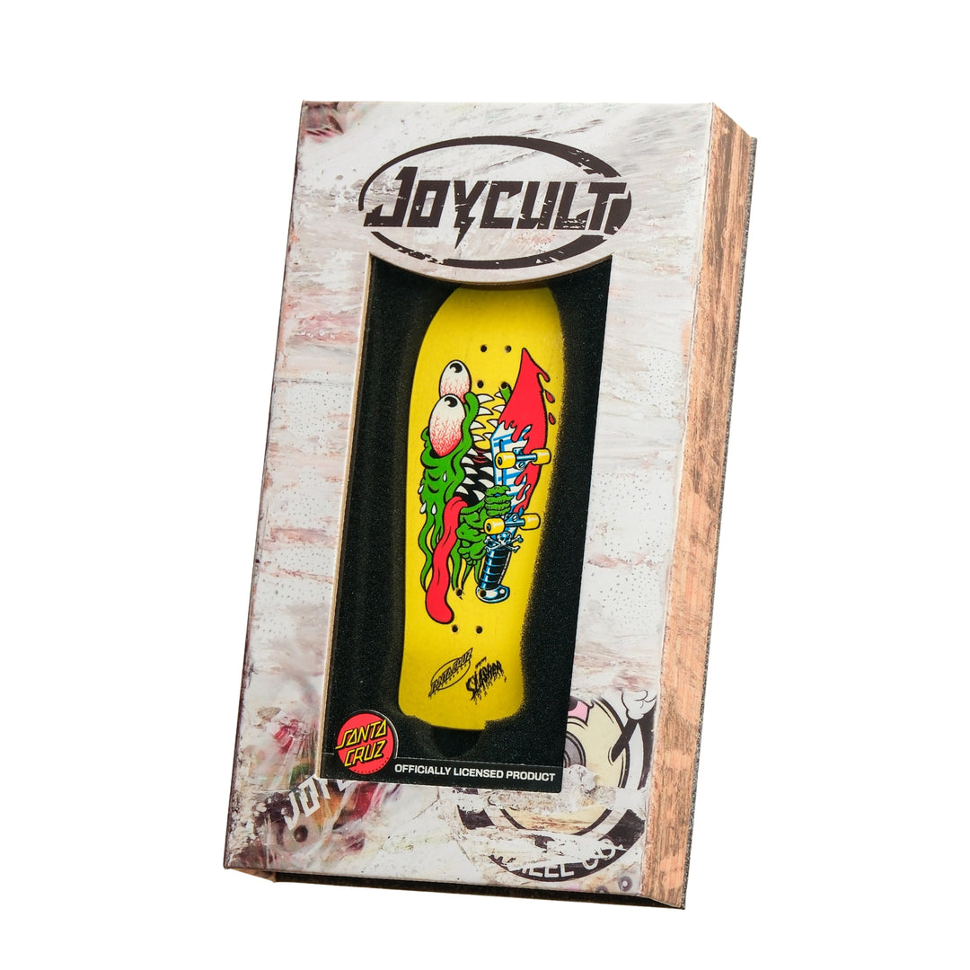 Joycult x Santa Cruz Meek Slasher Yellow Reissue Deck 36mm
